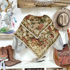 Farmhouse Victorian French floral vibe vintage boho scarf/body wrap